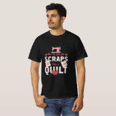 Quilter Gift | Wanneer het leven u scheurt T-shirt (Voorkant volledig)