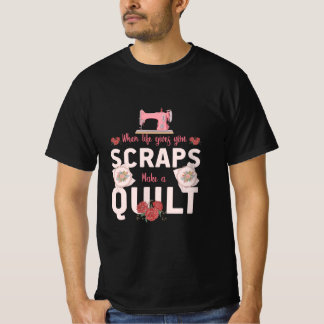 Quilter Gift | Wanneer het leven u scheurt T-shirt