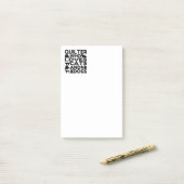 Quilter houdt van honden en katten post-it® notes (Op bureau)