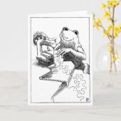 quilter kaart (Gele Bloem)