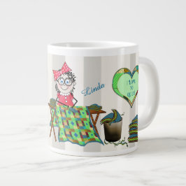 QUILTER MELODY JUMBO COFFEE/SOUP MUG - QUILT GROTE KOFFIEKOP