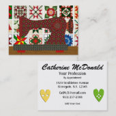 Quilter / naadstress Kaart - SRF Visitekaartje (Voorkant / Achterkant)