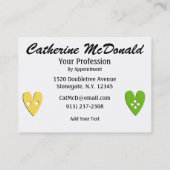 Quilter / naadstress Kaart - SRF Visitekaartje (Achterkant)