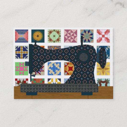 Quilter / naadstress Kaart - SRF Visitekaartje (Voorkant)