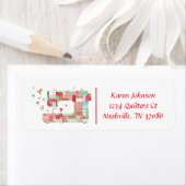 Quilter naaimachine Adresetiketten Etiket (Insitu)