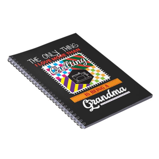 Quilter-naaiwerk van de grootmoeder notitieboek (Rechterzijde)