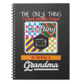 Quilter-naaiwerk van de grootmoeder notitieboek (Voorkant)