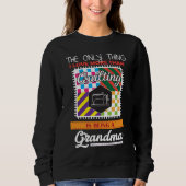 Quilter-naaiwerk van de grootmoeder trui (Voorkant)