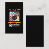 Quilter-naaiwerk van de grootmoeder visitekaartje (Voorkant / Achterkant)