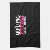 Quilter Quilting Sewing Gifts Theedoek (Verticaal)