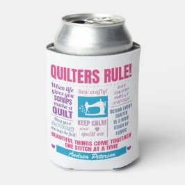 Quilter Quottes Quilters Rule Blikjeskoeler