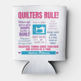 Quilter Quottes Quilters Rule Blikjeskoeler