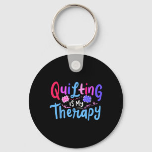 Quilter Sewer Gift, een kwart naaigarnaal Sleutelhanger
