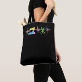 Quilter Sewing Heartbeat - Quilter Lover Tote Bag (Dichtbij)