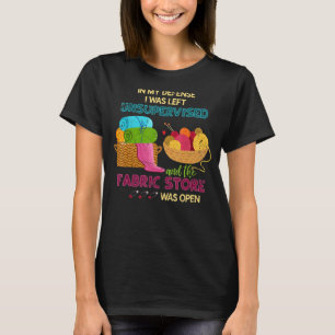 Quilter Stof Store Riool Quilten Naadstress Naaien T-shirt