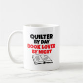 Quilter van Day Book Lover by Night Koffiemok (Links)