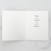 Quilter verjaardagskaart kaart (Binnen)