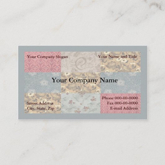 Quilter-Visitekaartje Visitekaartje (Voorkant)