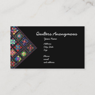 Quilters Anonymous Visitekaartje