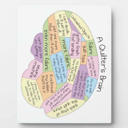 Quilter's Brain Fotoplaat (Voorkant)