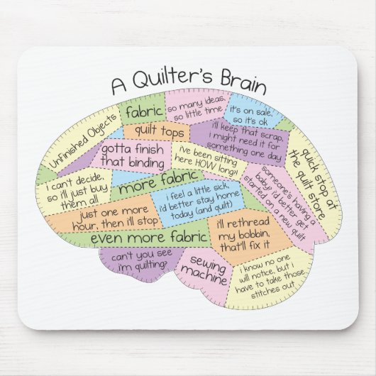 Quilter's Brain Muismat (Voorkant)