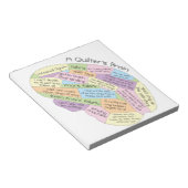 Quilter's Brain Notitieblok (Schuin)