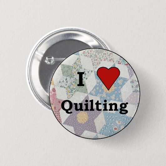 Quilters Button (Voorkant /achterkant)