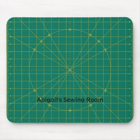 Quilter's Green Cutting Mat Mousepad Muismat (Voorkant)