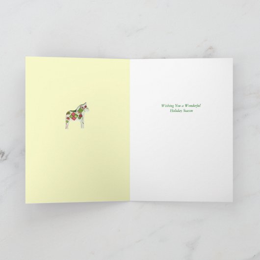 Quilter's kerstKaart Feestdagen Kaart (Binnen)