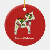 Quilter's kerstversiering keramisch ornament (Achterkant)