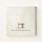 Quilters Notitieboek Rode Schuur Patchwork (Achterkant)