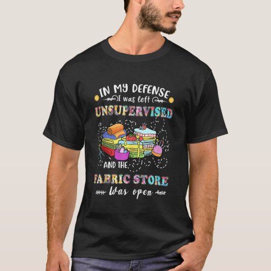 Quilters: ongecontroleerde Fabric Store T-shirt (Voorkant)