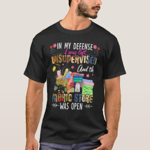 Quilters: ongecontroleerde Fabric Store T-shirt