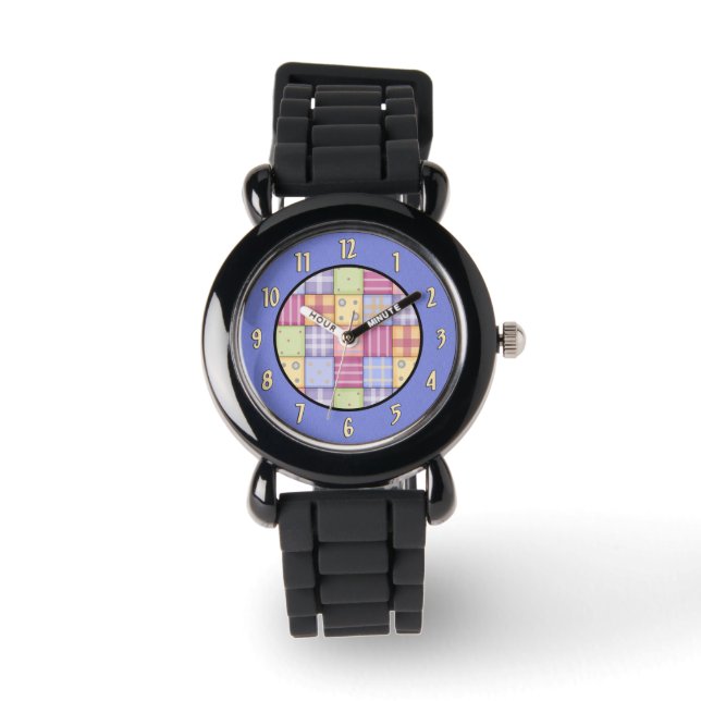 Quilters Quiltwacht Horloge (Voorkant)
