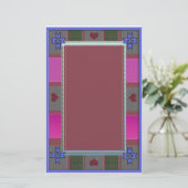 quilter's vreugde briefpapier (Staand voorkant)