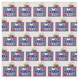 Quilting Bee Cartoon Fabric Stof