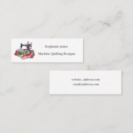 Quilting Business Minimal Design Mini Visitekaartje