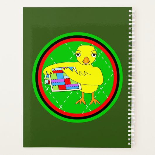 Quilting Chick Circle Planner (Achterkant)
