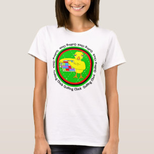 Quilting Chick Circle T-shirt