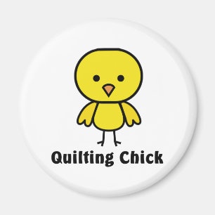 Quilting Chick Magneet