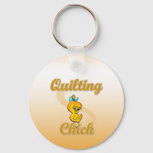 Quilting Chick Sleutelhanger (Voorkant)