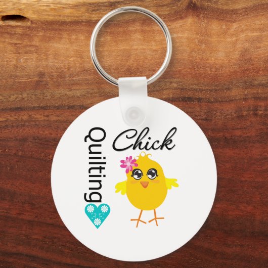 Quilting Chick Sleutelhanger (Voorkant)