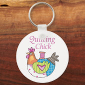 Quilting Chick Sleutelhanger (Voorkant)