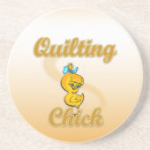 Quilting Chick Zandsteen Onderzetter (Voorkant)