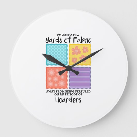 Quilting - enkele niveaus van verbinding weg grote klok (Voorkant)