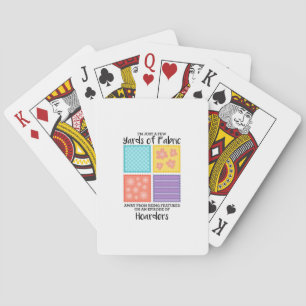 Quilting - enkele niveaus van verbinding weg pokerkaarten