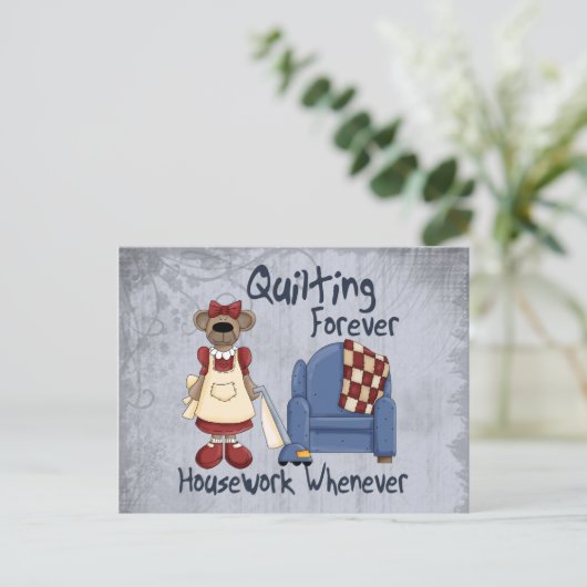 Quilting Forever Briefkaart (Staand voorkant)