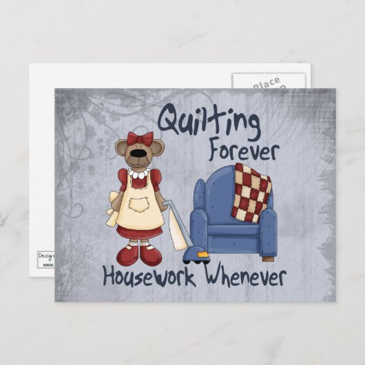 Quilting Forever Briefkaart (Voorkant / Achterkant)