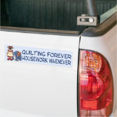 Quilting Forever Bumpersticker (Op Truck)