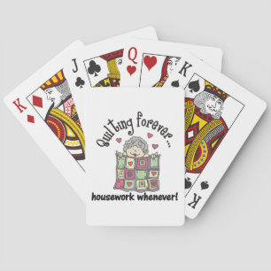 Quilting Forever Pokerkaarten